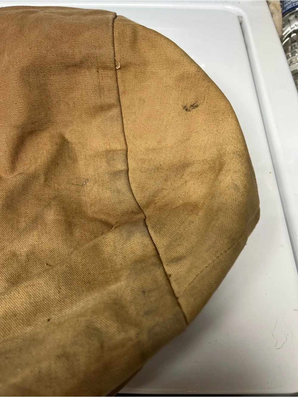 Vintage Carhartt drum duffle bag canvas blanket lined 70 TwoWay USA workwear